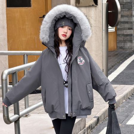 半糖&半糖&D03款毛领派克服