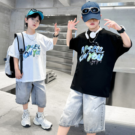 唛咔熊&唛咔熊&男童夏款短袖套装2520款