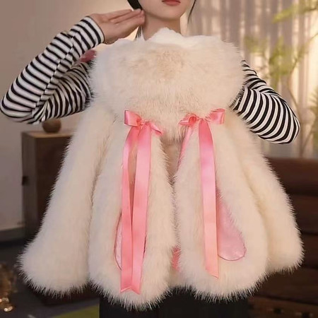 团团子&团团子&W283爱心蝴蝶结兔耳朵