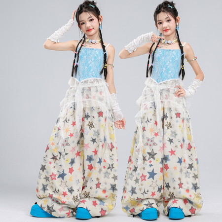 都悦演出服&都悦演出服&1119D董丝蓝吊带拿货按照SKU货号