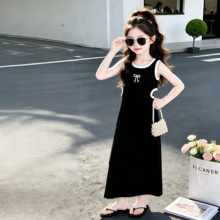 可优kids&可优kids&AI露腰连衣裙