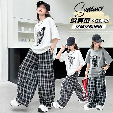 喜又•Kids&喜又•Kids&XY16款美式复古个性印花套装