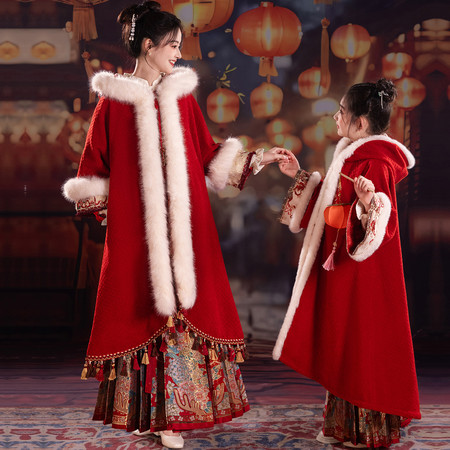 金宝贝童装&金宝贝童装&585长款外套311加绒衬衫351马面裙