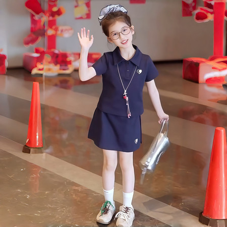 创新服饰&创新服饰&2644POLO衫套装裙子