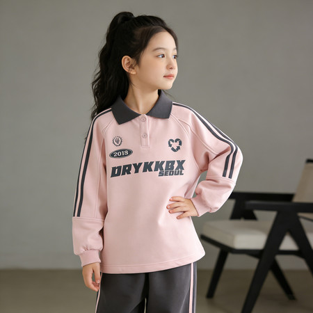 创新服饰&创新服饰&2606翻领字母印花卫衣1