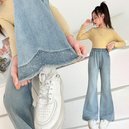 童丰年童话&童丰年童话&女童26c031牛仔裤