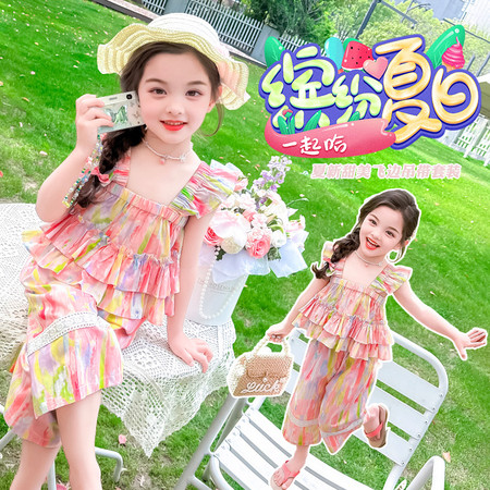 快乐小鱼&快乐小鱼&度假风套装