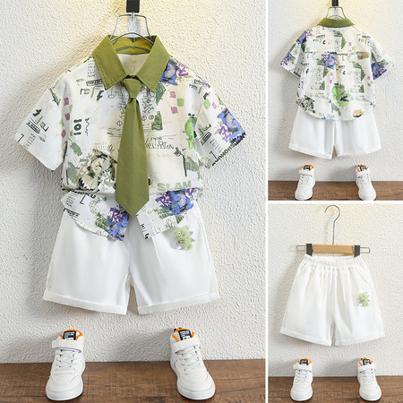 可可鹿&可可鹿&恐龙一族衬衣三件套