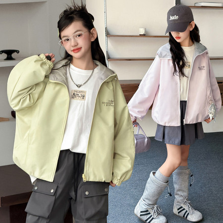 晶晶公主&晶晶公主&女童新品两面穿外套