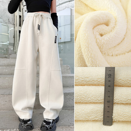 欣佳琦&欣佳琦&2892加绒羊驼绒裤