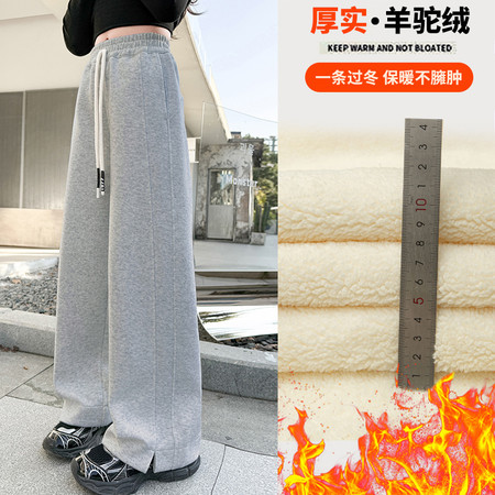 欣佳琦&欣佳琦&2890加绒羊驼绒裤