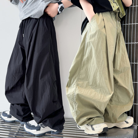 沐歌&沐歌&廓形弯刀裤