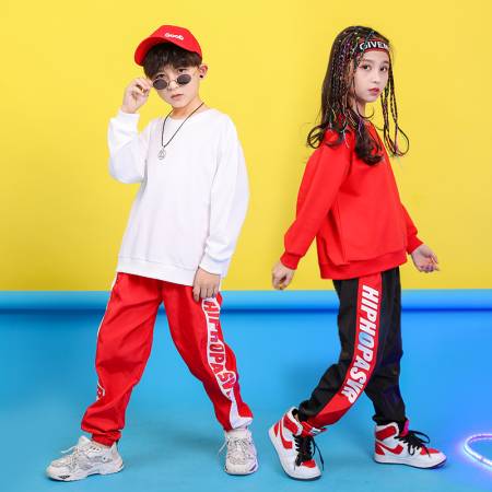 佳佳艾&2095儿童嘻哈爵士街舞套装演出服