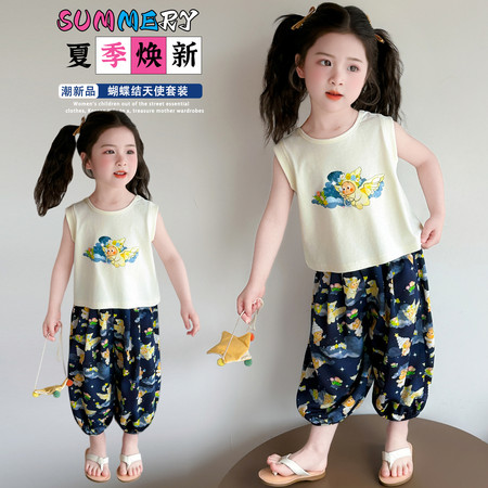 萱小糯&萱小糯&蝴蝶结天使套装