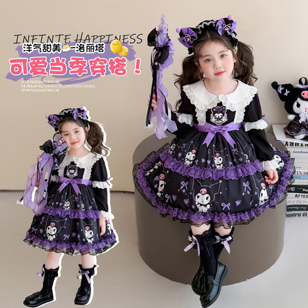 小奶兔&小奶兔&8809洛丽塔库洛米蕾丝连衣裙