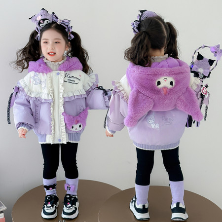 小福星kids&小福星kids&25102紫色羽绒服