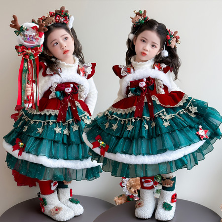 小福星kids&小福星kids&25200圣诞洛丽塔裙