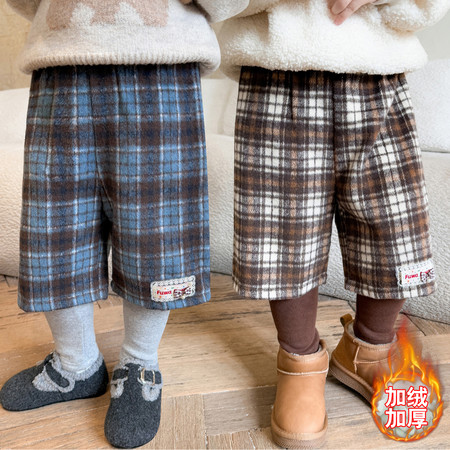 佳妮宝贝&佳妮宝贝&假两件加绒裤