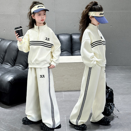 鑫童依&鑫童依&202503三条杠卫衣套装