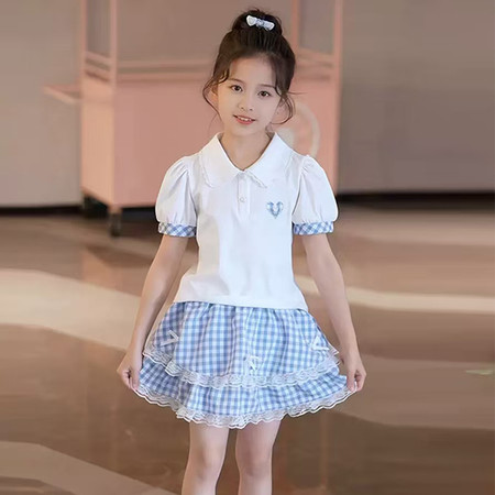 鑫童依&鑫童依&202588爱心学院风套装