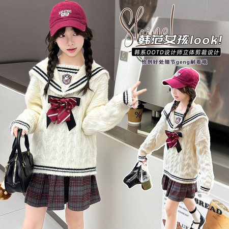 瑾一家&瑾一家&m09学院风毛衣