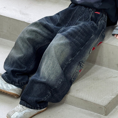 满黎FS&满黎FS&85328刺绣牛仔裤