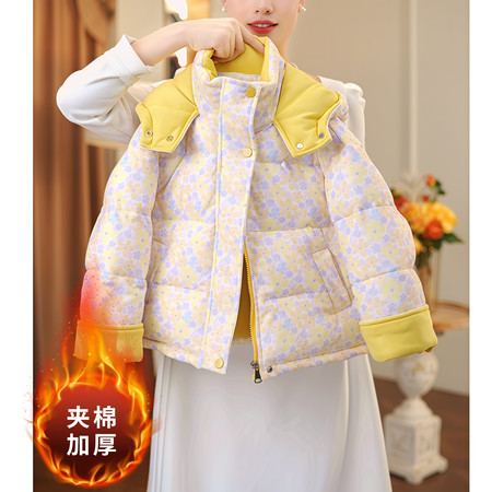 清宇童装&清宇童装&QY黄色棉服2555-2