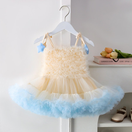 欣童&欣童&2611月亮星星吊带tutu裙