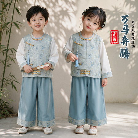 乐儿贝尔制衣厂&乐儿贝尔制衣厂&万马奔腾汉服套