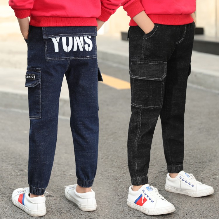 New Spring and Autumn Dress Korean Children's Boy Jeans