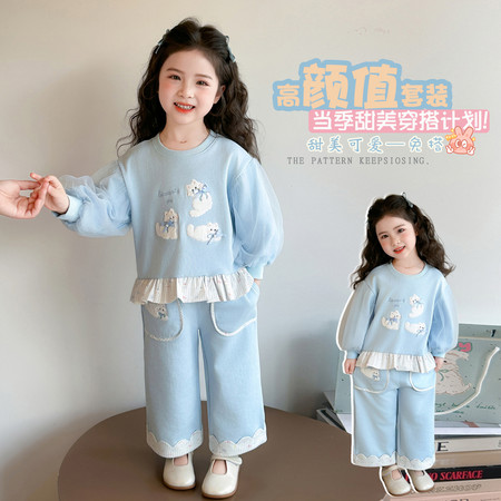 嘉艺童装&嘉艺童装&M15三只小猫套装