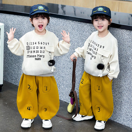 阿木童&阿木童&2603数字卫衣套装