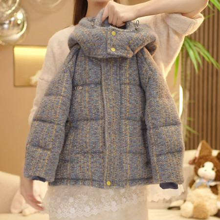 多彩鱼童装&多彩鱼童装&2543款彩色呢棉衣