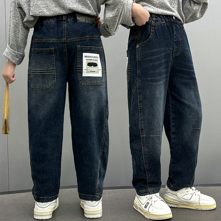 可可贝尔&可可贝尔&2624三角侧牛仔裤