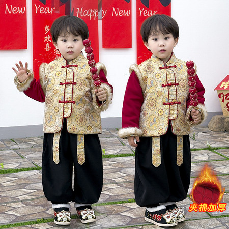 可可贝尔&可可贝尔&2652针织袖唐装套装