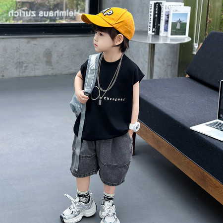 酷博尔童装&酷博尔童装&2603-短裤无袖套