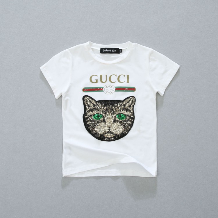 doremikids&gucci猫头t恤短袖-批发采购_购途网