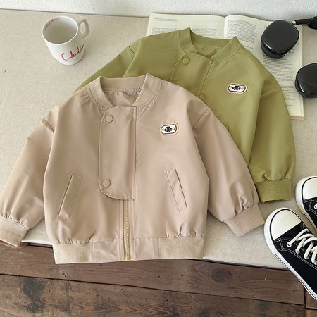 仟之依童装厂&仟之依童装厂&sy079罗纹立领外套