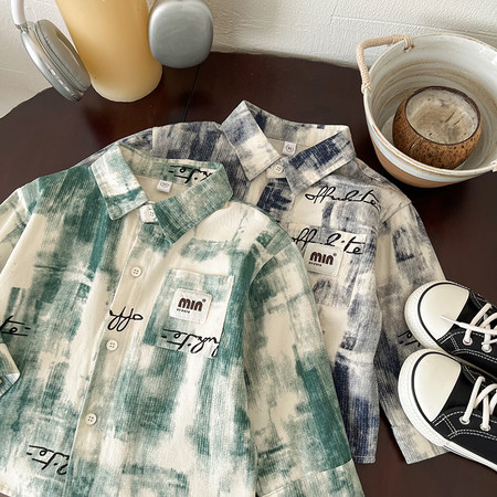 仟之依童装厂&仟之依童装厂&sy076全棉韩系衬衫