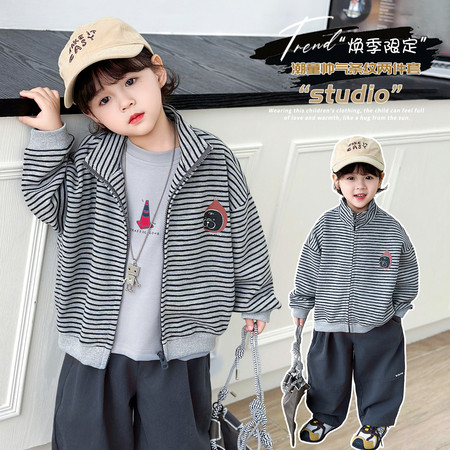 仟之依童装厂&仟之依童装厂&sy212条纹立领外套-