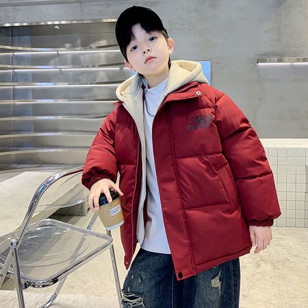 尖子生&尖子生&88102三色假俩件棉服