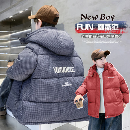 尖子生&尖子生&MF2522格子棉服