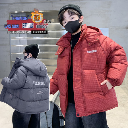 尖子生&尖子生&MF2522格子棉服2