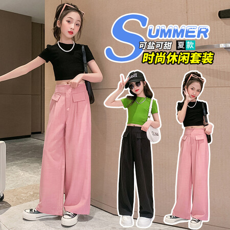 嘉贝琪&嘉贝琪&夏季时髦露背西装裤套装