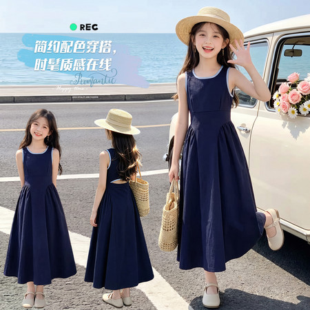 嘉贝琪&嘉贝琪&夏季后背镂空连衣裙
