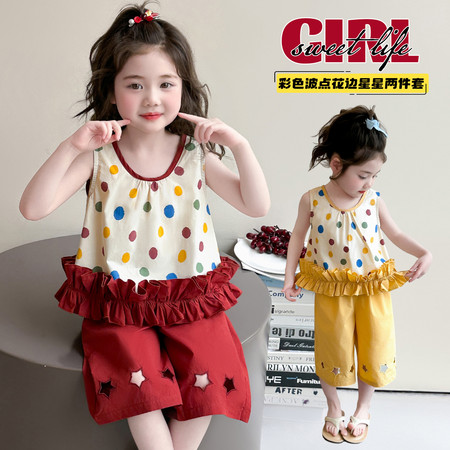 小胖丫童装&小胖丫童装&星星圆点套装