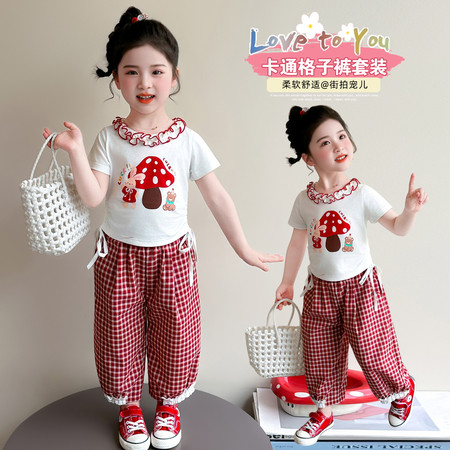 小胖丫童装&小胖丫童装&小熊蘑菇套装