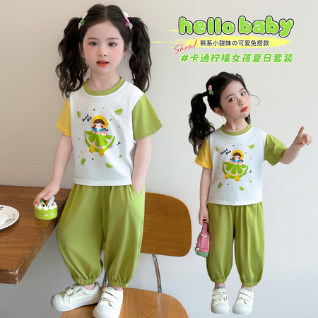 小胖丫童装&小胖丫童装&柠檬女孩套装