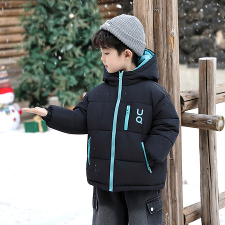 沐沐童源&沐沐童源&拉链口袋棉衣