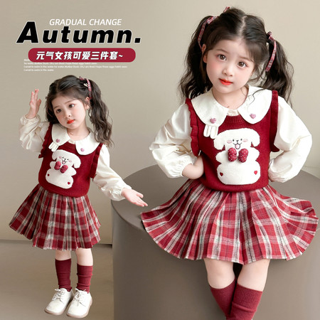 小甜心&小甜心&学院风毛衣三件套xtx